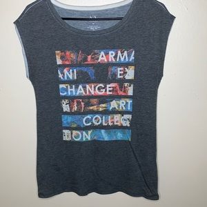 Casual muscle sleeve Amani exchange shirt